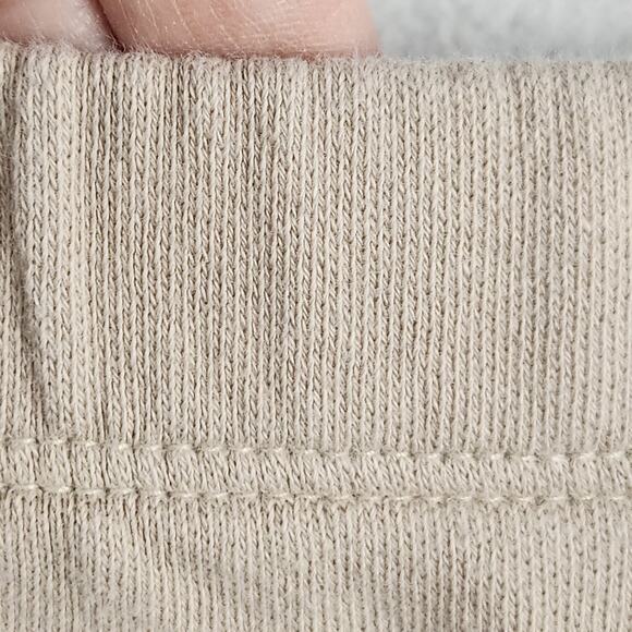 Eileen Fisher Organic Cotton French Terry A-Line Skirt Women’s XL Tan Stretch - Picture 5 of 13